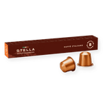 Stella aluminium koffiecapsules van Battito uit Italië voor Nespresso koffiecupmachines